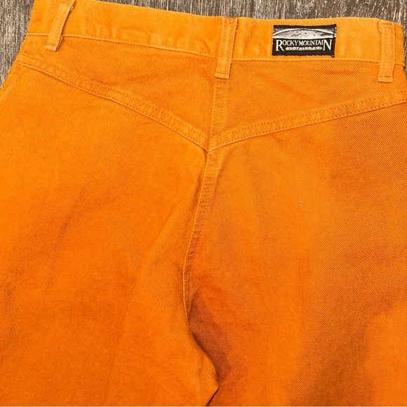 Vintage Rockies Rocky Mountain Clothing Co. High Waist Sz 30 11/12X34Rust Brown - Picture 8 of 11